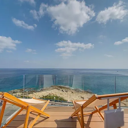 Luxury 3br Seafront Duplex With Pool, Jacuzzi & Views By 360 Estates * Xghajra